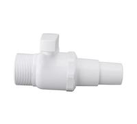 Tissting Valve À Bille PVC 15.5x8.6cm/6.1x3.39in pour Pompe SP0729 - Remplacement Valve À Bille 2 Voies Compatible Pompe Économique Résistant À L'érosion Contrôle Efficace