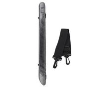 Tissting Violin Viola Cello Bow Case Carbon Fiber Lightweight Adjustable Strap 35cm/13.8in,Portable Storage Bag for Violin Viola Cello Bows with Internal Protection and Two Locks