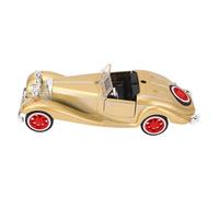 Tissting Voiture Décapotable Vintage Alliage 1:32 Jouet Collection Enfant (Rouge)