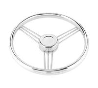 Tissting Volant de Bateau, 5 Rayons en acier Inoxydable 13-1/2" Destructeur Volant Marin pour Bateau de Yacht Hors-Bord