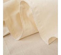 Tissu 100 % coton calicot naturel non blanchi pour travaux manuels - Poids moyen - 160 cm extra large - 10 m