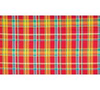 Tissu 100 % popeline de coton Tartan Madras Check Rainbow 009, 1/8MTR 36 cm x 50 cm