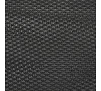 Tissu à base de fibres pour protection acoustique et amélioration esthétique des enceintes (noir)