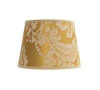 Tissu Abat-Jour Or Baroque Motif Ø19 , 5cm E14 Lampe de Table Chevet