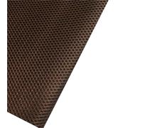 Tissu Acoustique,Haut-Parleur Grill Tissu Accessoires de Grille Haut-Parleur, Maille, Tissu Transparent, en élastique, Accessoires klaxon(Coffee)
