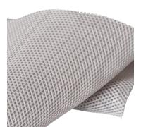Tissu Acoustique,Haut-Parleur Grill Tissu Haut-Parleur Maille Couverture Tissu Haut-Parleur de scène Fer Son-Tissu Transparent Audio Anti-poussière(Silver-1.37x1m)