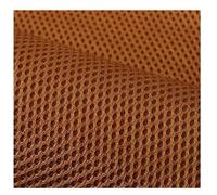 Tissu Acoustique Pour Enceinte,Grille Haut Parleur Tissus en maille for haut-parleurs, for boîte de son stéréo, épais et respirant, largeur 155cm, 185g/M2, épaisseur 2mm(Brown,50CMX150CM_180 GSM)