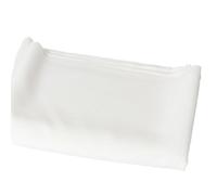 Tissu Acoustique,Toile pour Enceinte Haut-Parleur Maille Couverture Tissu Haut-Parleur Home cinéma Meubles Cadre Anti-poussière Surface élastique(White-1.6 * 0.5M)