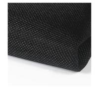 Tissu Acoustique,Toile pour Enceinte Tissu de protection en lin for grille de haut-parleur, tissu en maille anti-poussière, tissu stéréo de remplacement for armoire multimédia, boîtes KTV(Black)