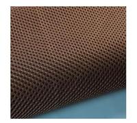 Tissu Acoustique,Toile pour Enceinte Tissus en Maille for Haut-parleurs, for boîte de Son stéréo, épais et Respirant, Largeur 155cm, 185g/M2, épaisseur 2mm(Coffee,50CMX150CM_180 GSM)