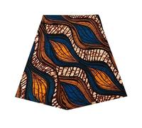 Tissu Africain Batik Pagne À Imprimés,Véritable Cire,Couture De Robe De Mariée,Artisanat Polyester,A-5 - Type 3 Yards #E