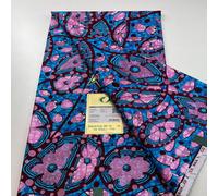 Tissu Africain En Cire De Coton,Très Bonne Qualité,Nouvelle Grande Cire Ankara Brillante Pagne,Couleur Grise,Brillant Doré,Trucs Batik - Type 6 Verges #E