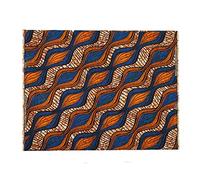 Tissu Africain Fat Quarters Ankara Wax Print, 6 Yards Tissu De Toile Ciré Ankara Tissu, Tissu Africain Ankara Tissu Artisanat Fournitures Pour Bricolage Artisanat(#2)