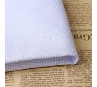 Tissu Aida 25x25cm, 14ct, toile de couleur, point de croix, petite grille, broderie de couture de couleur blanche(PURPLE,14CT_150-100)