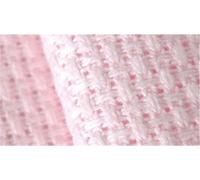 Tissu Aida 25x25cm, 14ct, toile de couleur, point de croix, petite grille, broderie de couture de couleur blanche(Blue,14CT_150-100)