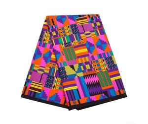 Tissu Ankara vibrant 116 x 91 cm pour couture de robes