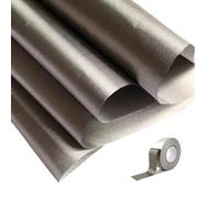 Tissu Anti Ondes Tissu Faraday avec ruban Faraday, feuille de prévention des ondes électromagnétiques, bouclier contre les ondes électromagnétiques (Color : Silver, Size : 50x70cm)