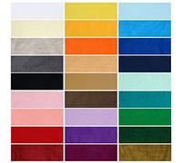 Tissu anti-pilule en polaire velours, matériau de qualité. 28 couleurs, poids moyen, grand drapé et poignée. Velours extensible naturel, décoration et artisanat. White #15, 10x10cm