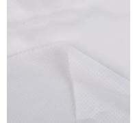 Tissu Antidérapant 150cm de Largeur avec Support Final Antidérapant au Mètre, Tissu Antidérapant en Caoutchouc Poudré pour Tapis, Moquette, Pistolet à Tufting, Poinçon à Aiguille (Blanc)