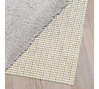 Tissu Antiderapant 50 x 110 cm Antidérapant Moquette Tapis Stoppeur Antidérapant Tapis Stopper pour Tiroir, Étagères, Plateau, Maison, Bureau, Cuisine, Salle de Bains, Blanc cassé