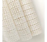Tissu Antiderapant 75 x 135 cm Antidérapant Tapis Antidérapant pour Tapis Polyvalent pour Feuilles Canapés Nappes Tiroir, Blanc cassé