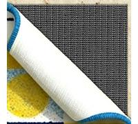 Tissu Antiderapant 90 x 95 cm sans Trace Antidérapant Doublure D'Étagère de Tiroir Découpable pour Tapis, Moquettes et Sols Stratifiés, Noir