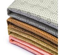 Tissu antidérapant en caoutchouc et à pois avec revêtement en silicone PVC - Matériau antidérapant pour tapis, canapés, travaux manuels, tapis, coussin - Marron - 150 x 100 cm