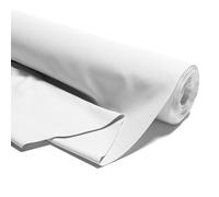 Tissu au metre Coton 0.5 M x 160 cm - Tissu pour couture decoration et loisirs creatifs Ideal pour vetements ameublement accessoires et projets de couture DIY Oeko-Tex 3. Blanc