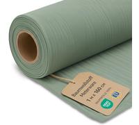 Tissu au metre Coton 1 M x 160 cm - Tissu pour couture decoration et loisirs creatifs Ideal pour vetements ameublement accessoires et projets de couture DIY Oeko-Tex 7. Couleur sauge