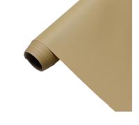 Tissu au mètre faux cuir hydrofuge anti-fissuration simili cuir pour canapé, fauteuil, chaises, pouf, sacs 1 mètre(Khaki,1.6X1m)