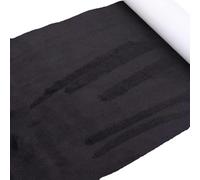 Tissu autocollant en daim noir, for réparation intérieure automobile, taille 50x140cm