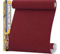Tissu Autocollant Reparation, 40 x 160 cm Imperméable Pièce Autocollante Tissu, Extérieur Tissus Réparation Autocollant pour Canapés, Bateau, Tentes, Chaises, Longues, Bâche, Auvents Rouge Bordeaux