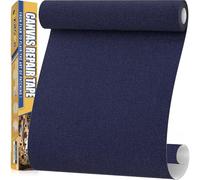 Tissu Autocollant Reparation, 40 x 160 cm Imperméable Pièce Autocollante Tissu, Extérieur Tissus Réparation Autocollant pour Canapés, Bateau, Tentes, Chaises, Longues, Bâche, Auvents Bleu Marine