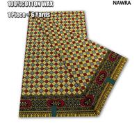 Tissu Batik Doux De Haute Qualité,Coton,Imprimé D'avertissement,Garantie,Group Ankara,Africain,Pdesktop - Type 6 Yards #F