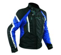 Tissu Blouson Etanche Thermique Hivernal Protections CE Homologuées Bleu