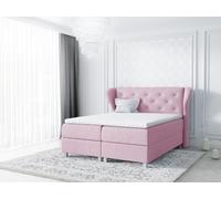 Tissu Boxspring Lit Textile Design Double Hôtel Moderne Chambre à coucher Lits