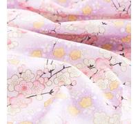 Tissu Bronzé Kimono Japonais,Tissu En Coton Imprimé Fleurs De Cerisier Sushi,Matériaux De Bricolage,Accessoires De Patchwork Pour La Couture - Type 50x145cm #I