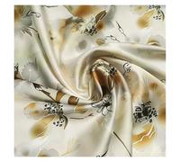 Tissu Charmeuse extensible soyeux for couture de robe, kimono, pyjama, satin doux Pour la Confection de Vêtements(Color 1,1Meter X 1.48Meter)