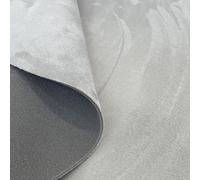 Tissu ciel de toit voiture velours foamisé extensible type Alcantara/Suédine - Gris Clair - 3 m x 145 cm - Épaisseur 3,5 mm