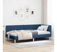 Tissu Convertible canapé Design Moderne Bleu 80x200 cm