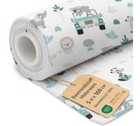 Tissu Coton au Mètre Pur Coton - Tissu Doux pour Couture Créative | Patchwork Vêtements Coussins Rideaux Décoration Doublure Textiles Enfants Loisirs Créatifs 5 m x 160 cm Afrique