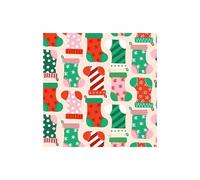 Tissu coton Dashwood chaussettes de Noël vendu au mètre(...) - Noel 2210