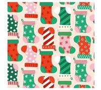 Tissu coton Dashwood chaussettes de Noël vendu au mètre(...) - Noel 2210 Noel 2210 G