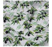 Tissu coton olives vendu au mètre(...) - Gris Gris G