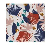 Tissu coton Soaria Exotique vendu au mètre(...) - Blanc Cassï¿½ multicolore