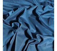 Tissu Coton uni Grande largeur 280cm Santorin Bleu indigo - Par 50 cm