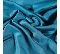 Tissu Coton uni Grande largeur 280cm Santorin Bleu pétrole - Par 50 cm