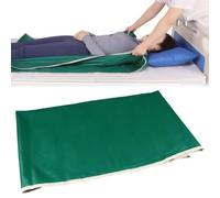 Tissu coulissant,135×75cm,Résistant,pour Retourner,Déplacer,Repositionner | Drap de Glisse,Drap de Transfert Patient,pour Fauteuils Roulants,Transmissions,Facile à Nettoyer,Lavable en Machine (Vert)