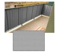 Tissu coupe-vent imperméable pour balcon et piscine, parfait pour les appartements, les cours et les terrasses, comprend des attaches pour une installation facile