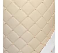 Tissu Cuir Tissu En Simili Cuir Souple Au Mètre 100*155cm, Tissu En Cuir Synthétique Matelassé Pour Meubles Tissu PU Pour Canapé De Siège De Voiture Meubles(Color:CEIGE 'dark brown'> brun foncé)